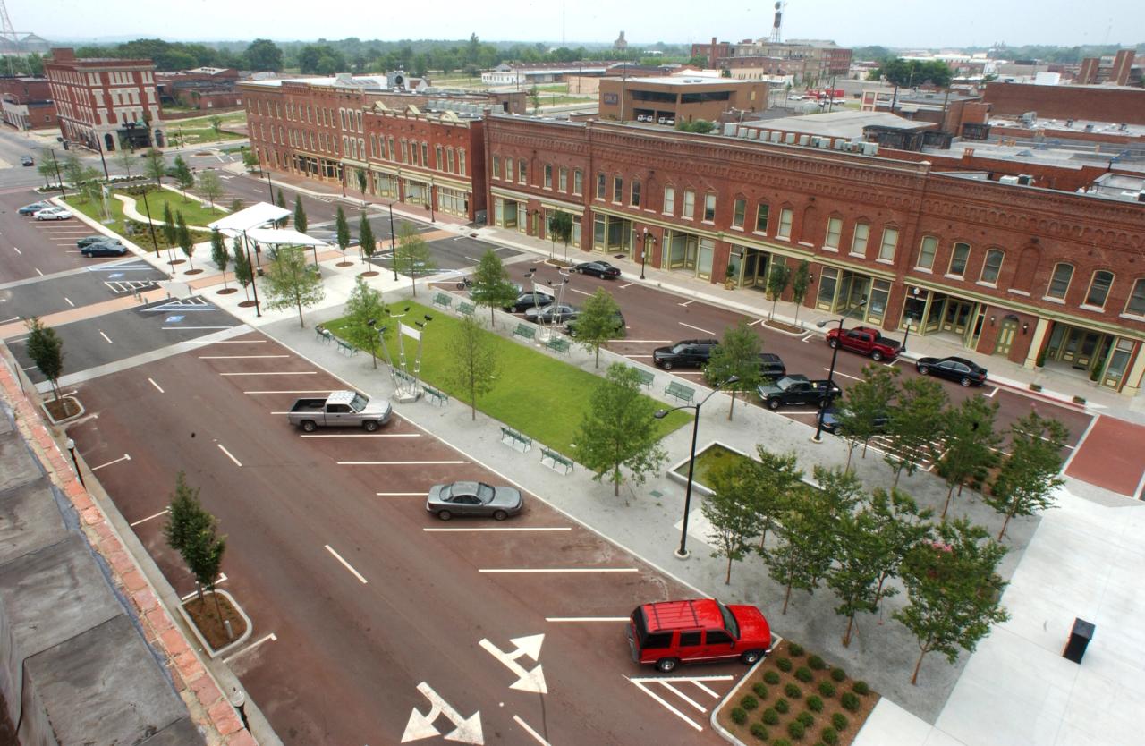 View of Hood’s Macon Yards design in Macon, Georgia. (Courtesy Walter Hood)