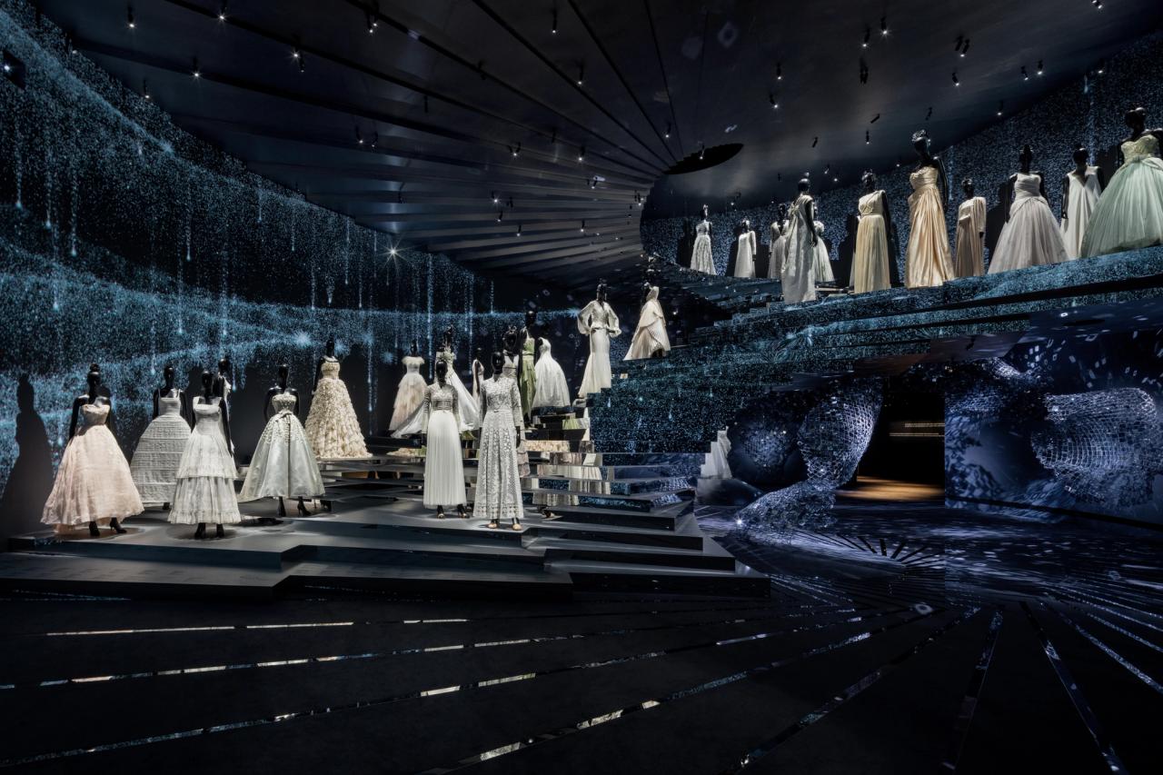 A view of the 2022 "Christian Dior: Designer of Dreams" exhibition at Dongdaemun Design Plaza in Seoul, Korea. (Photo: Kyungsub Shin)