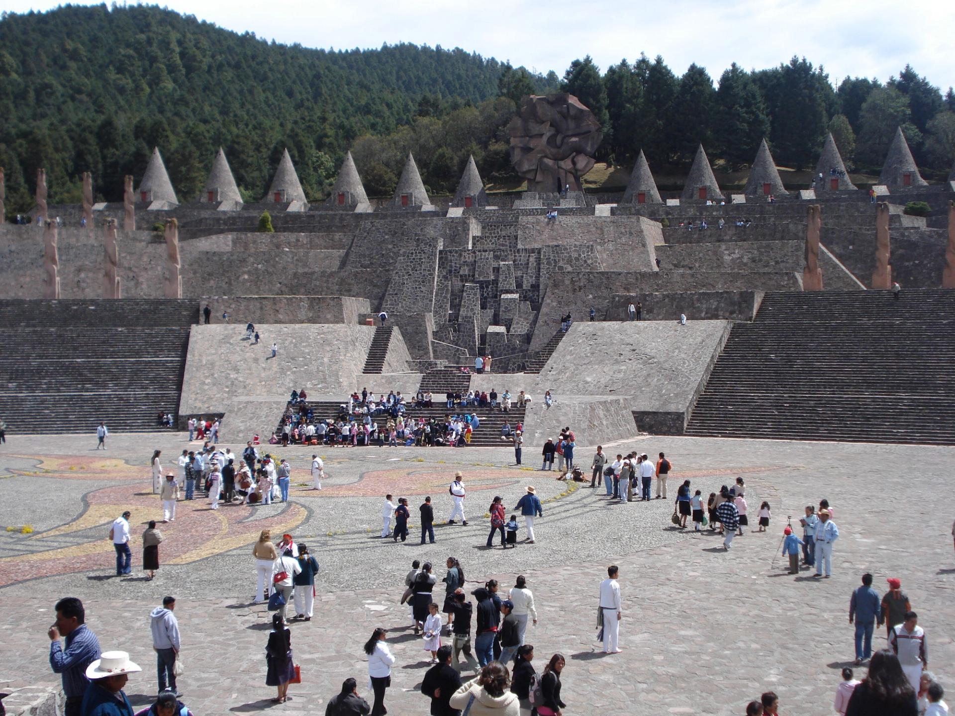 The Otomi Ceremonial Center in Temoaya, Mexico. (Courtesy Xiye Bastida)