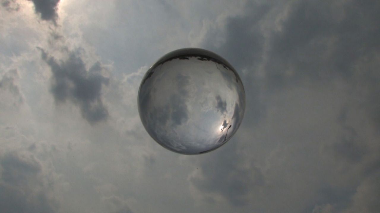 Still image from Nares’s video Globe (2007). (Courtesy Kasmin Gallery)