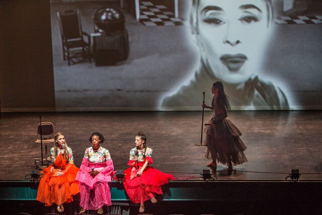 A view of the piece “I Used to Love You” (2017), choreographed by Parson for the Martha Graham Dance Company. (Courtesy Annie-B Parson)
