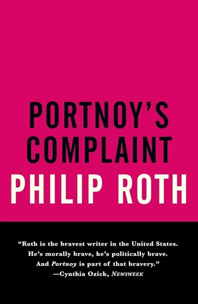 Cover of Portnoy's Complaint (1969) by Philip Roth. (Courtesy Vintage)