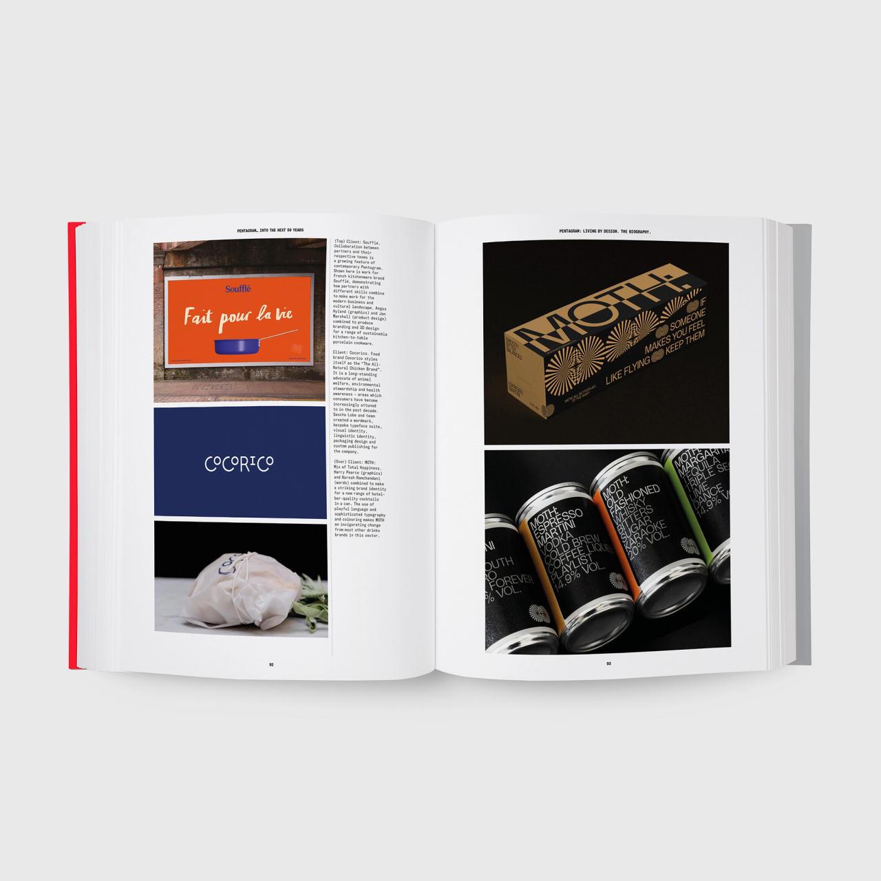 A spread from Pentagram’s forthcoming book, Pentagram: Living by Design (2022). (Courtesy Unit Editions)