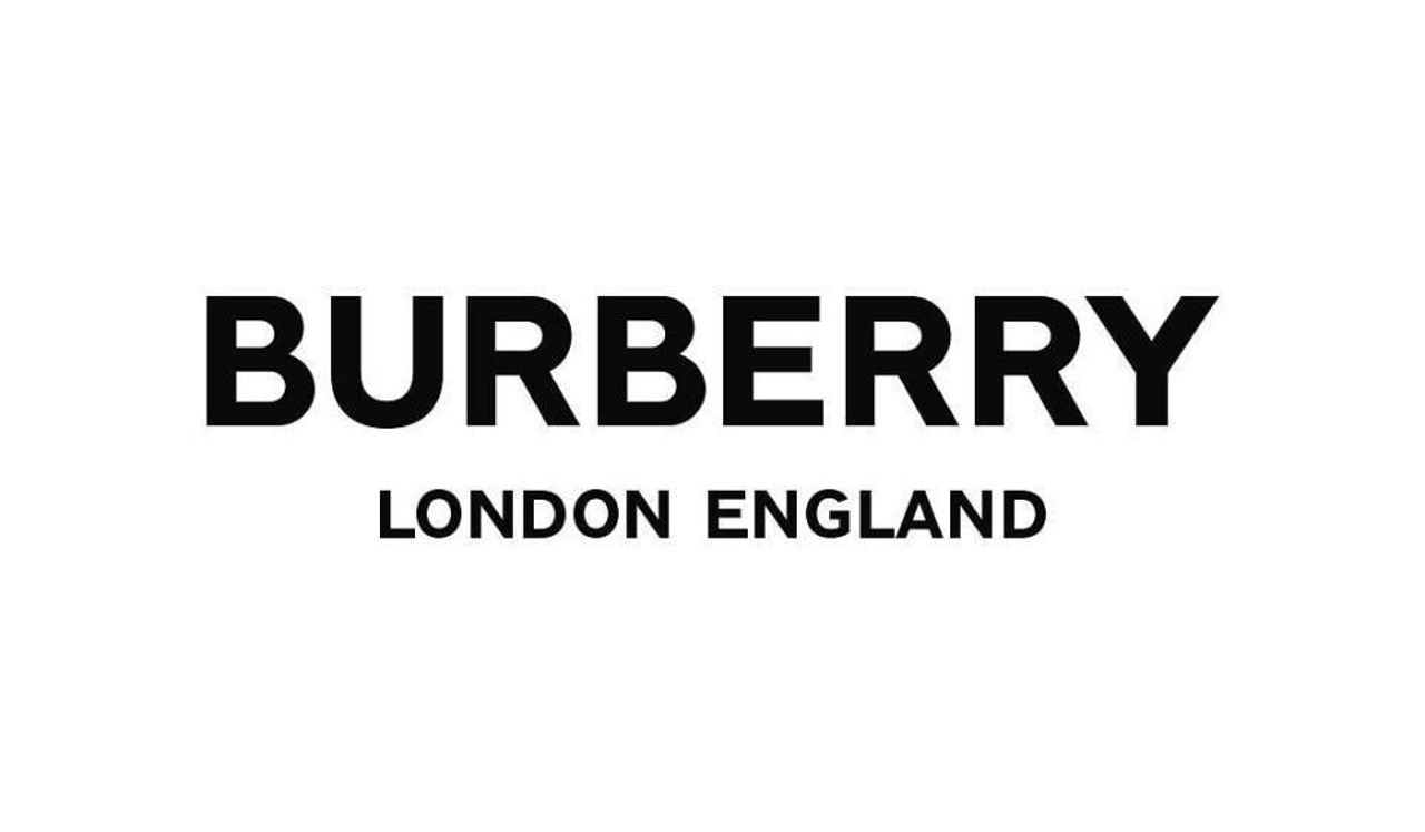 The updated Burberry logo, designed by Saville. (Courtesy Burberry)