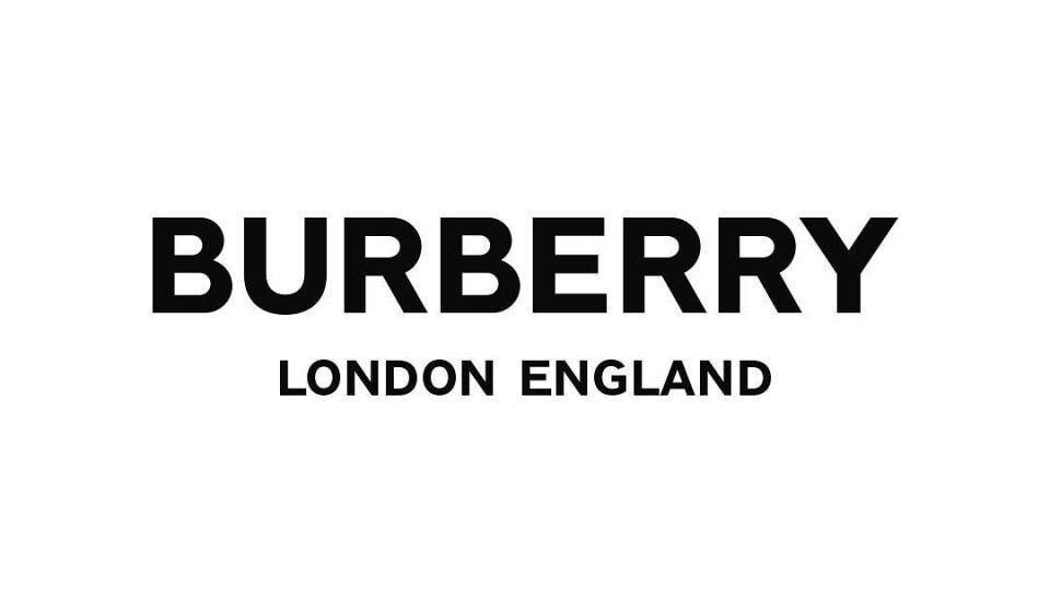 The updated Burberry logo, designed by Saville. (Courtesy Burberry)