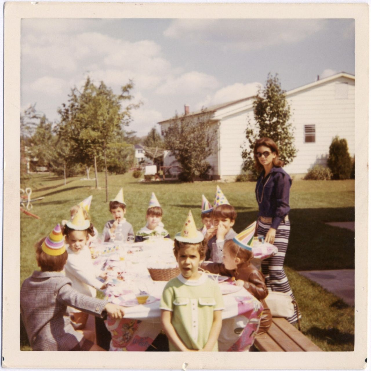 Needleman at one of her birthday parties as a child. Her mother is pictured at right. (Courtesy Deborah Needleman)
