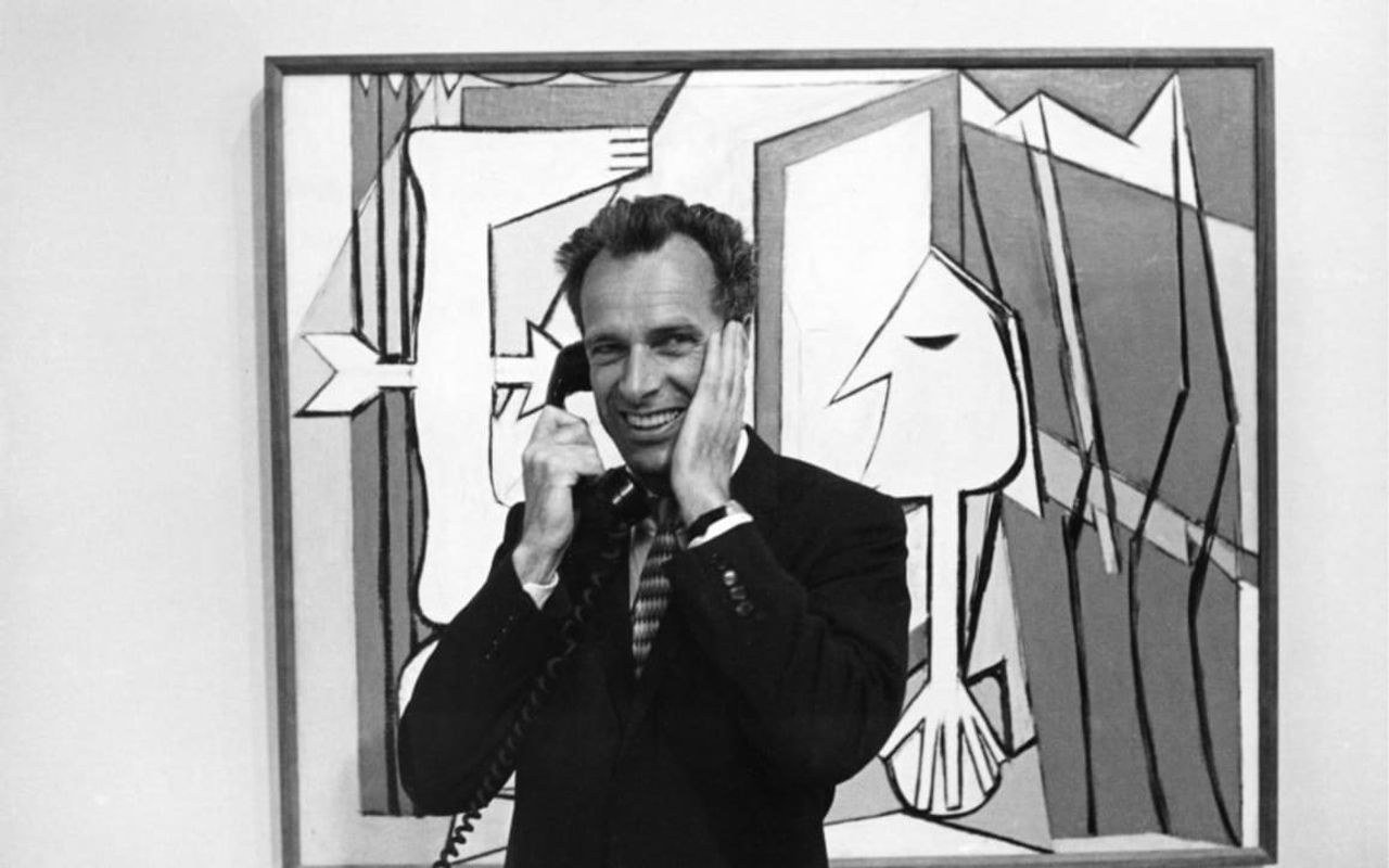 Art Basel co-founder Ernst Beyeler in 1970. (Courtesy Art Basel)