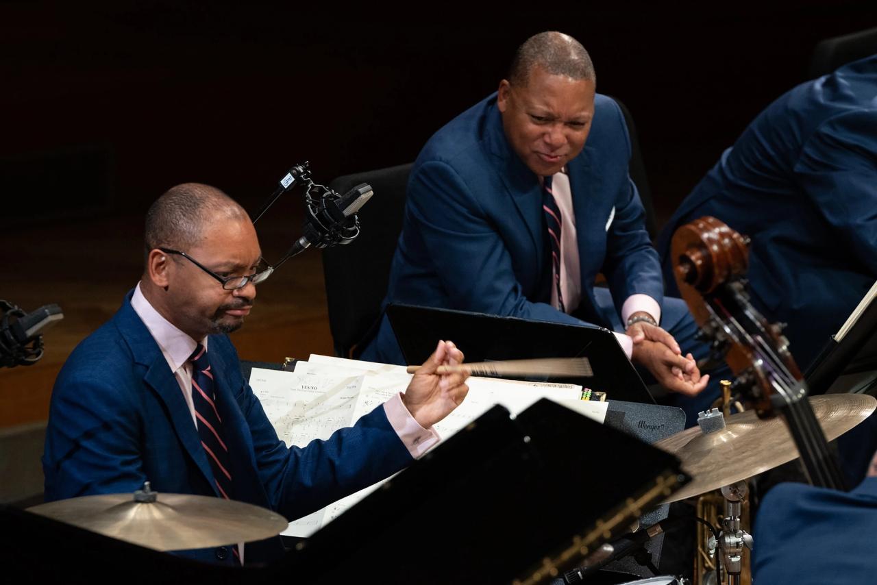 The Jazz at Lincoln Center Orchestra performing during their tour in Europe in 2021. (Photo: Luigi Beverelli, Courtesy Jazz at Lincoln Center)
