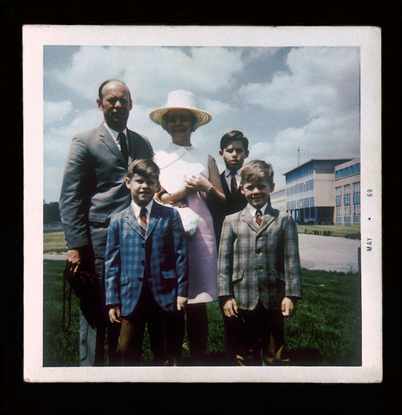 Bierut (top right) and his family on Easter in Parma, Ohio, in 1969. (Courtesy Michael Bierut)