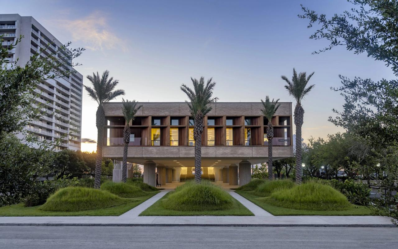 The African Ancestors Memorial Garden at the International African American Museum in Charleston, South Carolina. (Photo: Mike Habat. Courtesy Walter Hood)