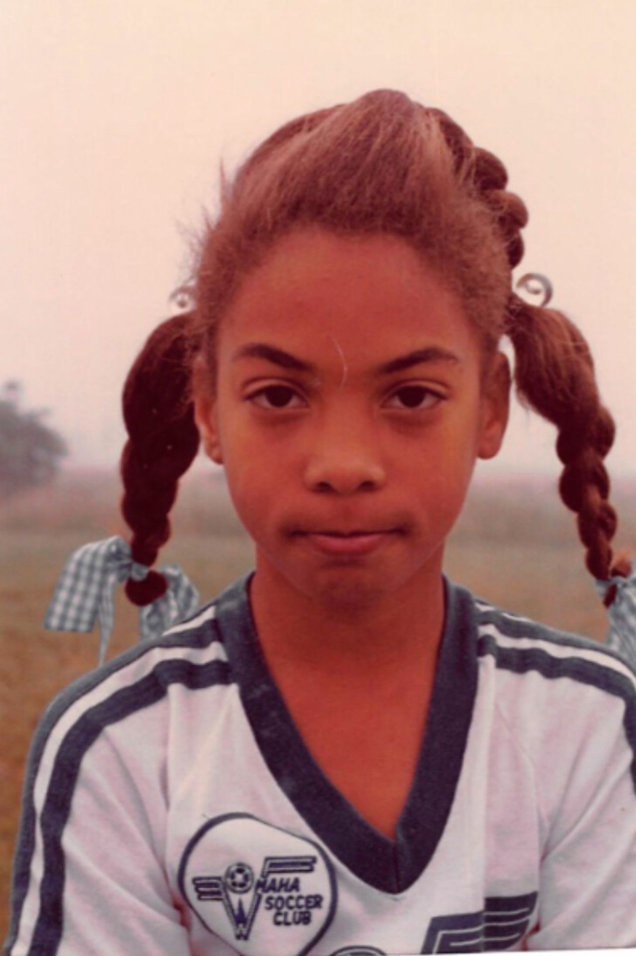 Gay as a child in her soccer uniform. (Courtesy Roxane Gay)