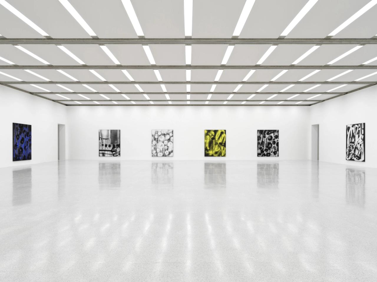 Installation view of Pendleton’s exhibition “Blackness, White, and Light” (2023) at MUMOK in Vienna. (Courtesy the artist and Pace Gallery)