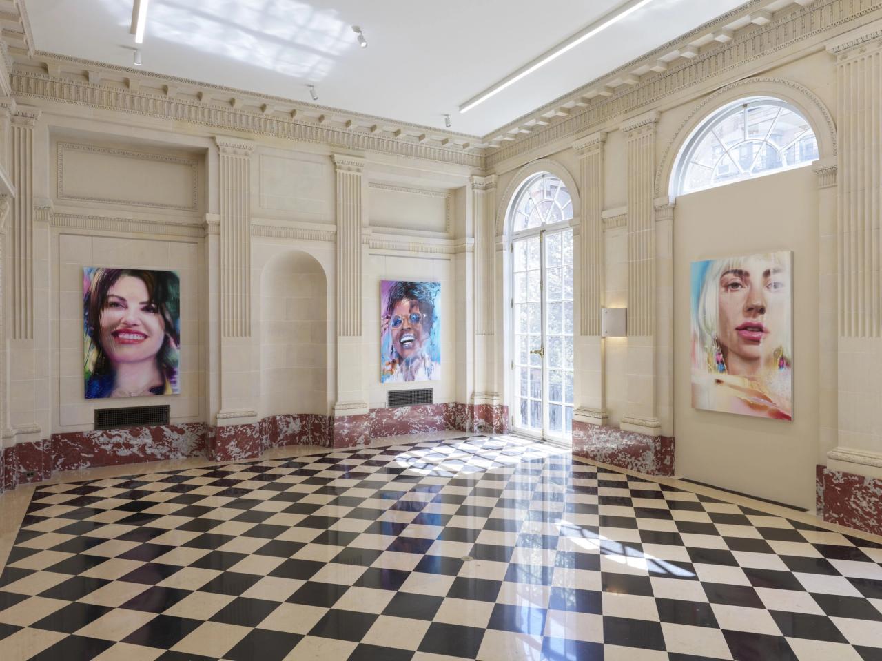 Installation view of Minter’s ongoing solo exhibition at LGDR in New York City. (Courtesy LGDR)