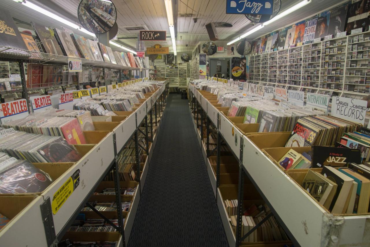 Inside Princeton Record Exchange in downtown Princeton, New Jersey. (Photo: Jeff Rusnak/Courtesy Jon Lambert)