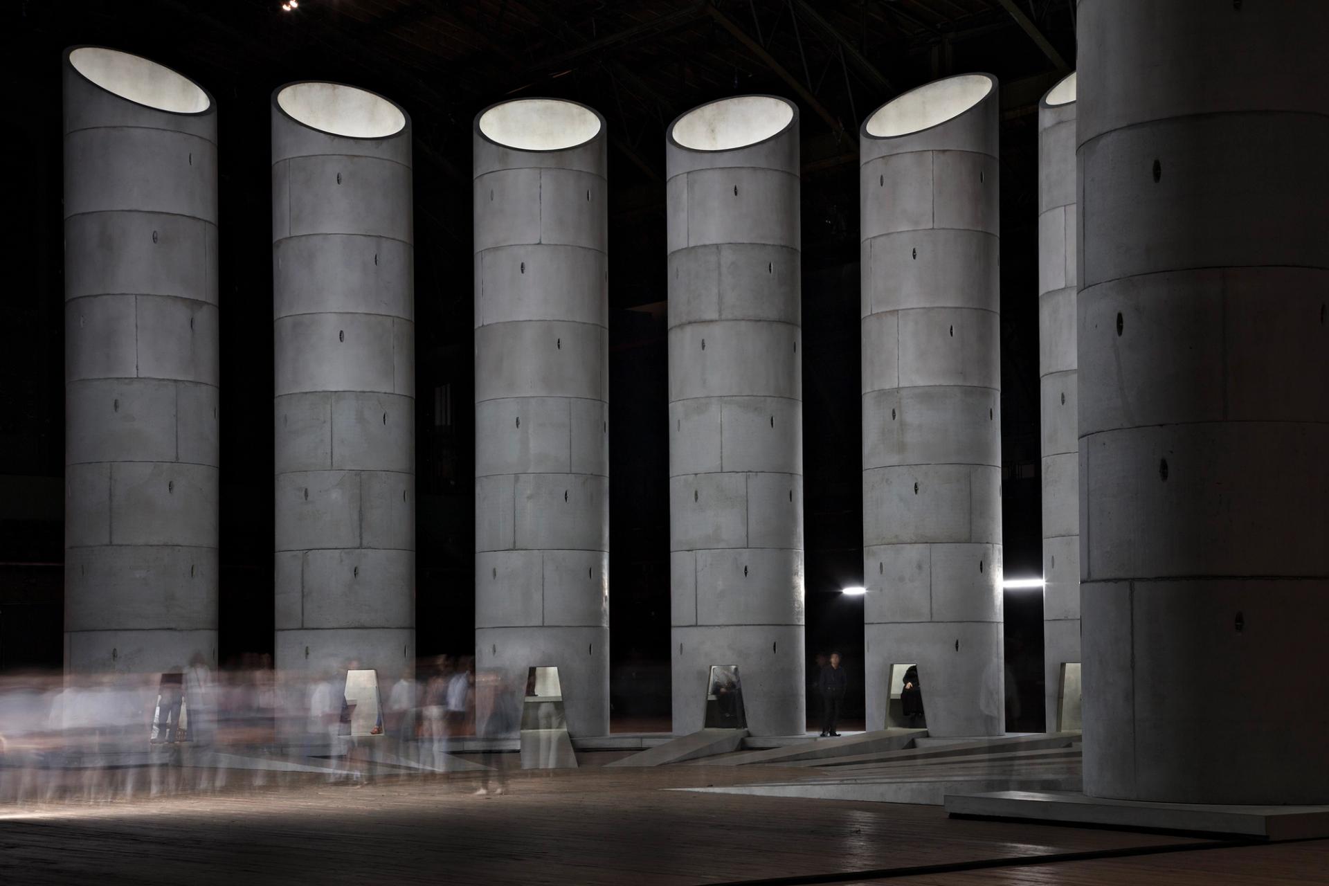 Taryn Simon’s 2016 “An Occupation of Loss” exhibition, designed by OMA, shown at the Park Avenue Armory in New York. (Photo: Naho Kubota)