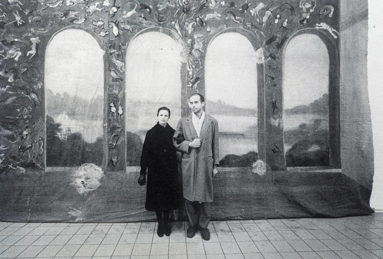 Clemente with his wife, Alba. (Courtesy Francesco Clemente)