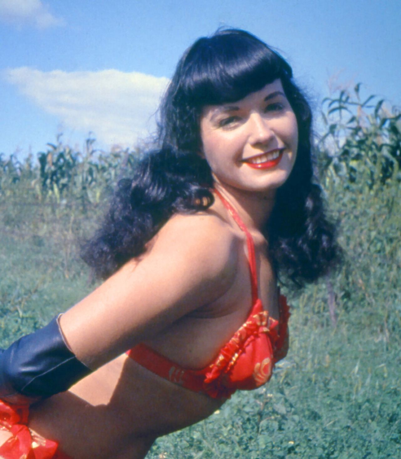1950s pin-up model Bettie Page. (Courtesy CMG Worldwide)
