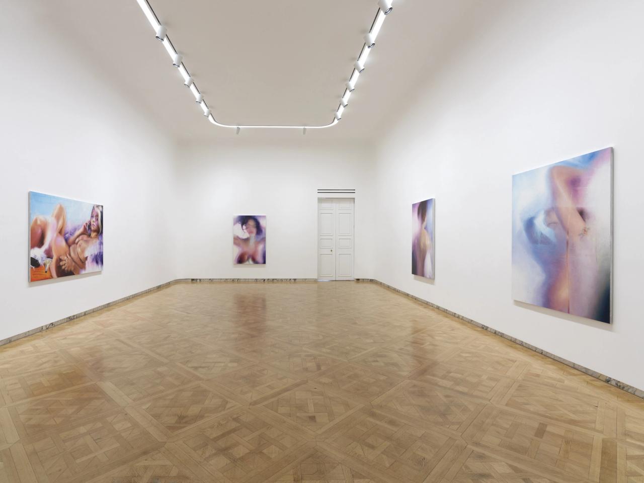Installation view of Minter’s ongoing solo exhibition at LGDR in New York City. (Courtesy LGDR)
