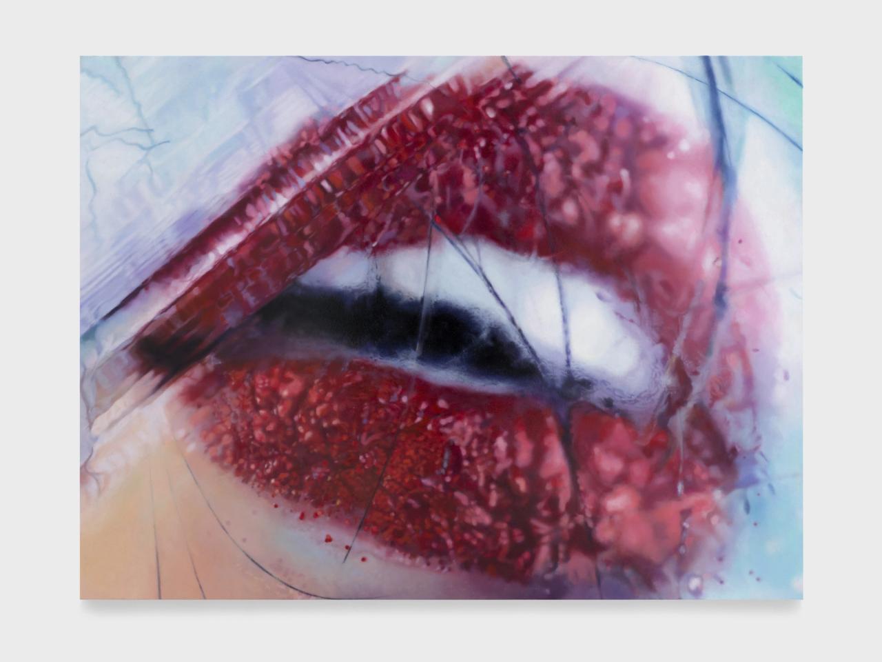 “Ruby Lips” by Marilyn Minter. (Courtesy the artist)