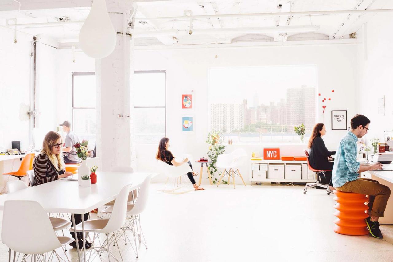 The former Studiomates coworking space in Brooklyn. (Courtesy Tina Roth Eisenberg)