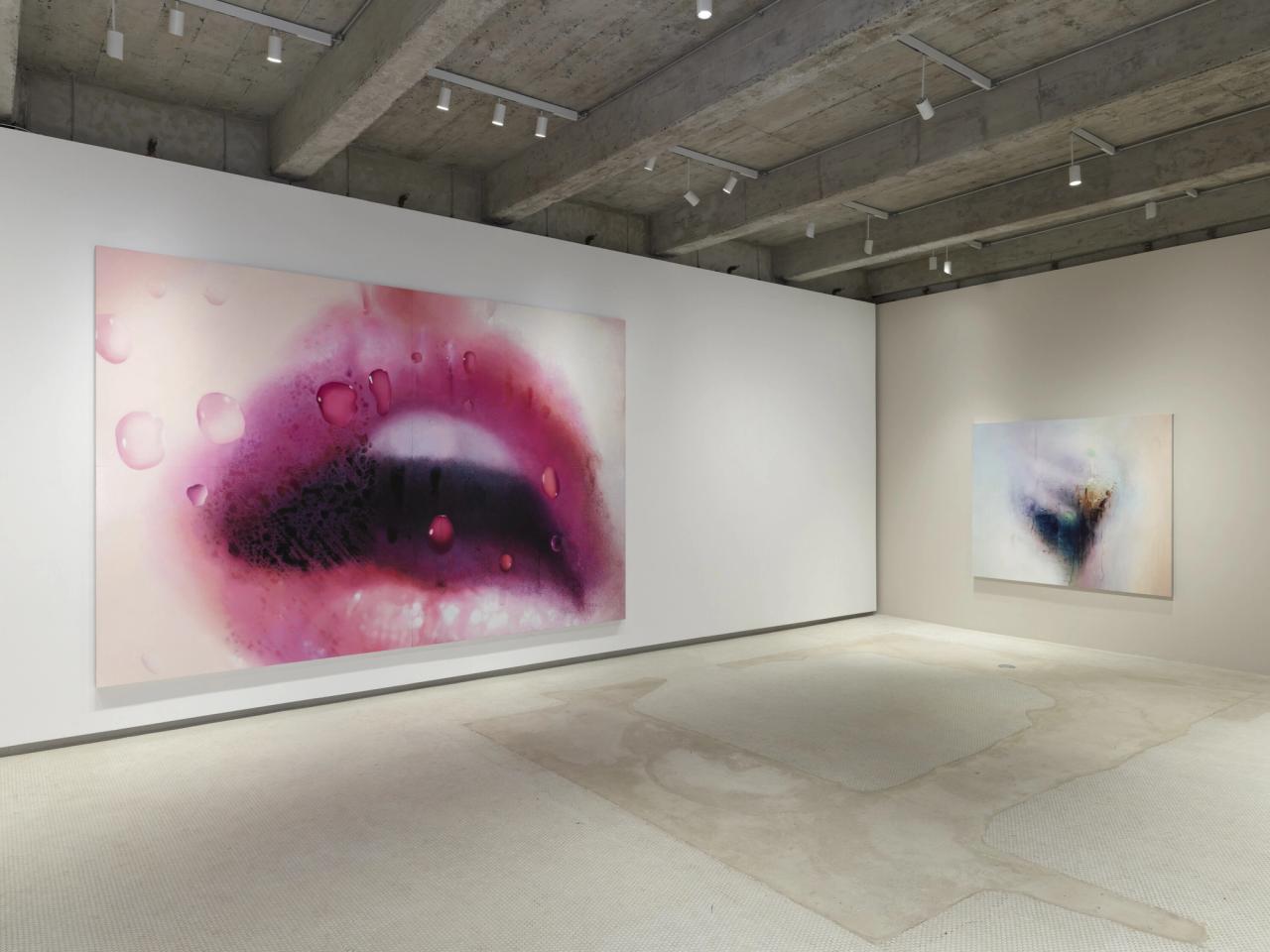 Installation view of Minter’s ongoing solo exhibition at LGDR in New York City. (Courtesy LGDR)