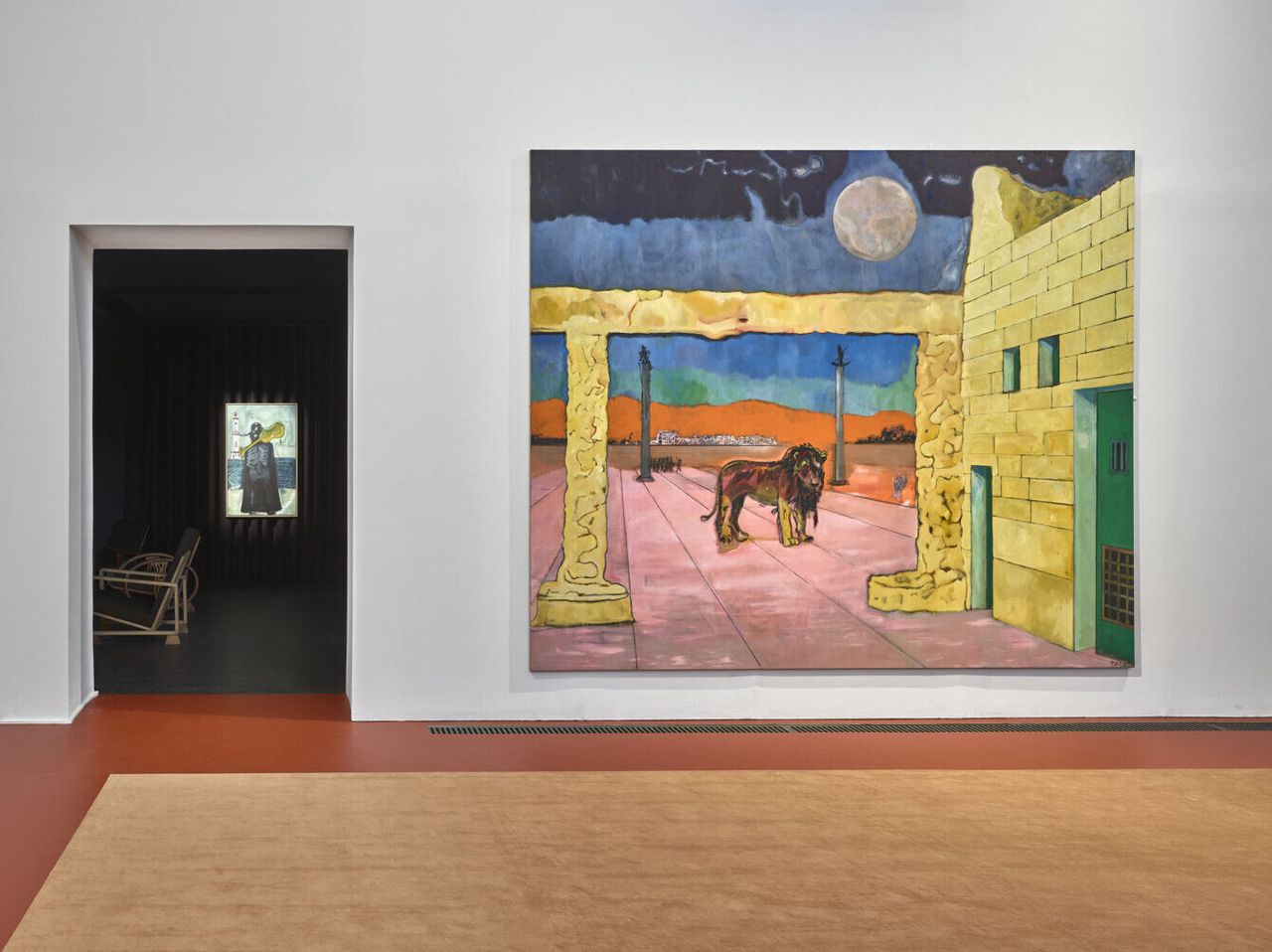 “Peter Doig: House of Music” (2025–2026) at the Serpentine South Gallery. (Photo: Prudence Cuming Associates)