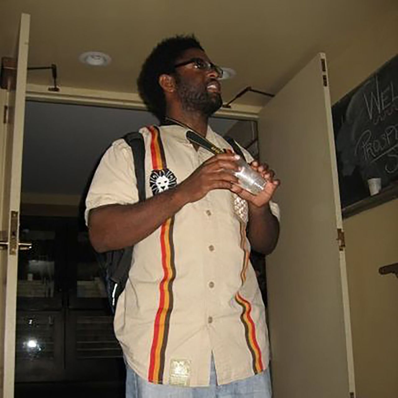 Betts during his M.F.A. years at Warren Wilson College. (Courtesy Reginald Dwayne Betts)