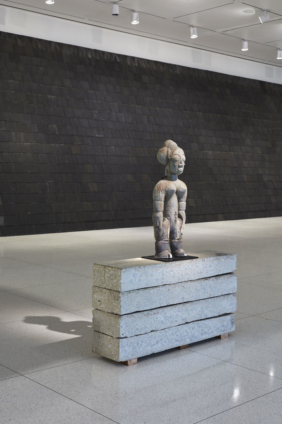 A gallery view of the “Unto Thee” exhibition at the University of Chicago’s Smart Museum of Art. (Photo: Sara Pooley/Courtesy of Smart Museum and Theaster Gates Studio)