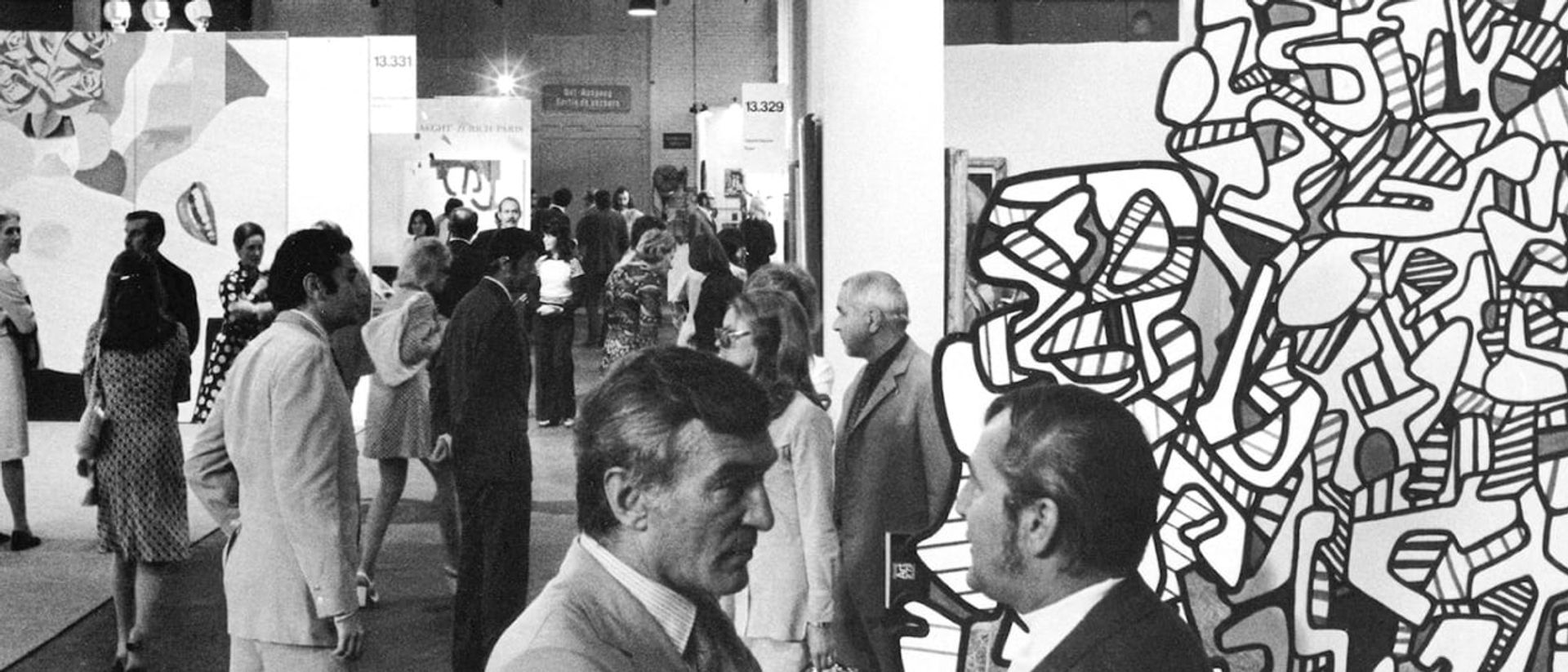 Art Basel’s inaugural 1970 fair in Basel, Switzerland. (Courtesy Art Basel)