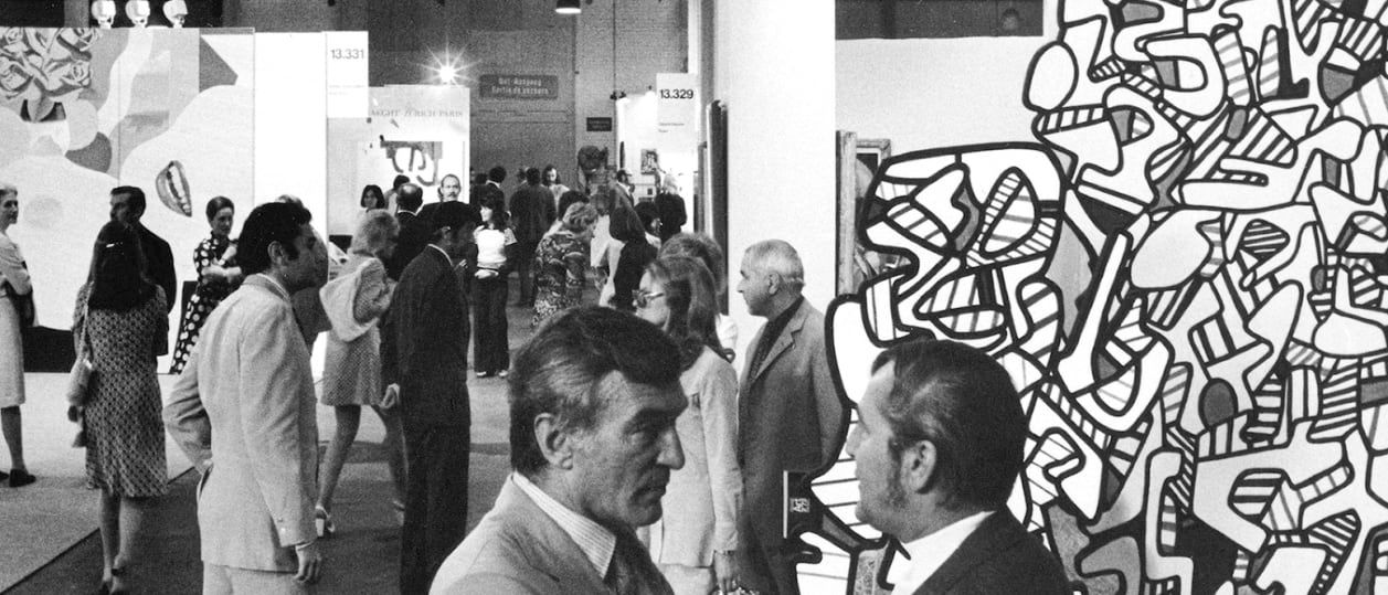 Art Basel’s inaugural 1970 fair in Basel, Switzerland. (Courtesy Art Basel)