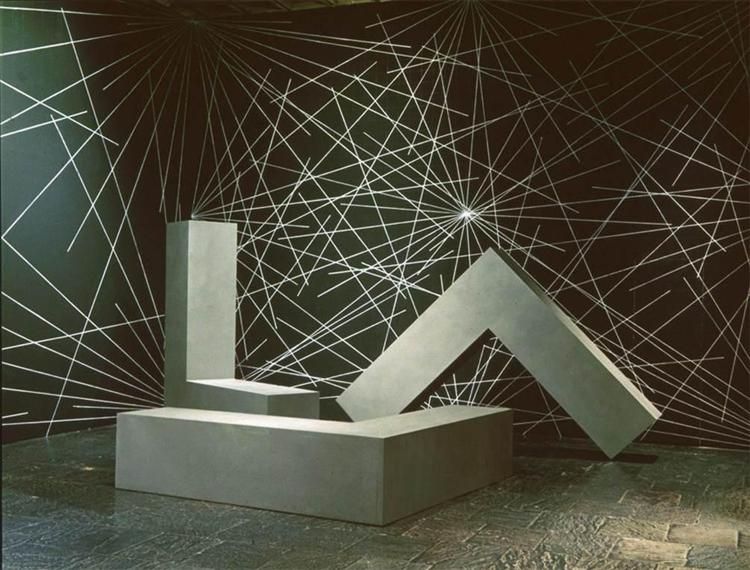 Robert Morris’s “Untitled (L-Beams)” (1965). (Copyright Robert Morris)