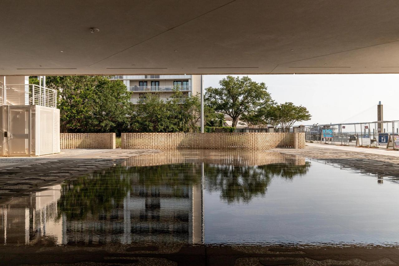 The African Ancestors Memorial Garden at the International African American Museum in Charleston, South Carolina. (Photo: Mike Habat. Courtesy Walter Hood)