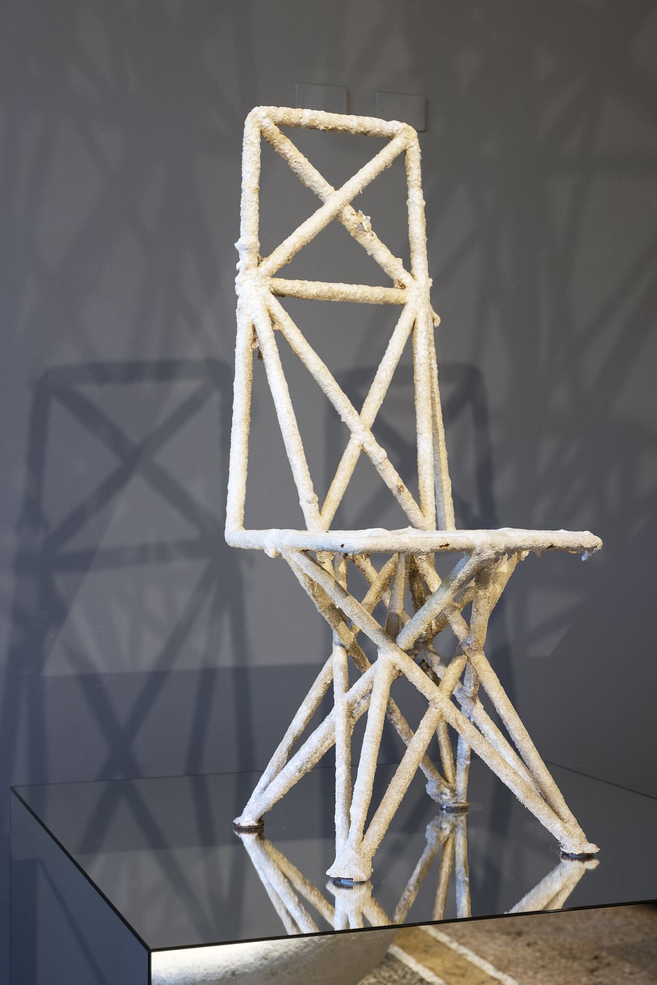 A piece from Dixon’s ongoing Underwater Factory Furniture collection. (Courtesy Tom Dixon)