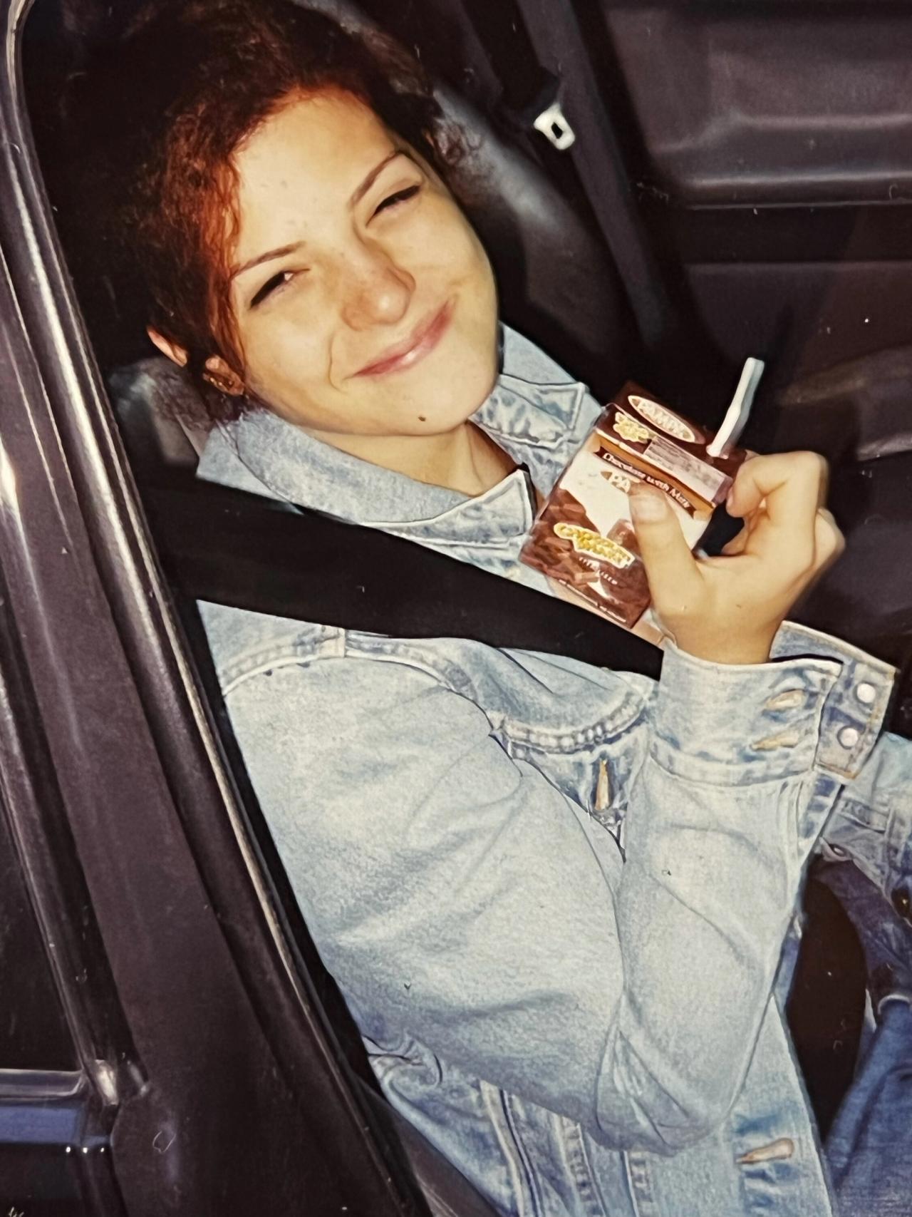 Semaan as a teenager upon returning to Beirut. (Courtesy Céline Semaan)