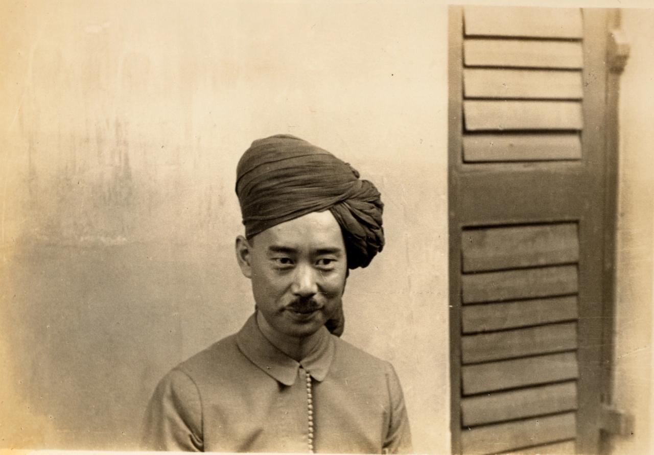 George Nakashima in 1939, during his time studying under the Indian philosopher and spiritual leader Sri Aurobindo. (Courtesy George Nakashima Woodworkers)