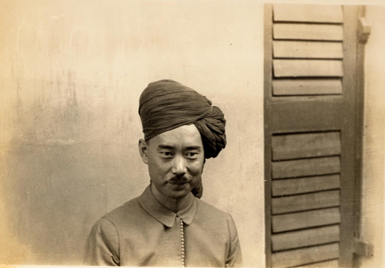 George Nakashima in 1939, during his time studying under the Indian philosopher and spiritual leader Sri Aurobindo. (Courtesy George Nakashima Woodworkers)