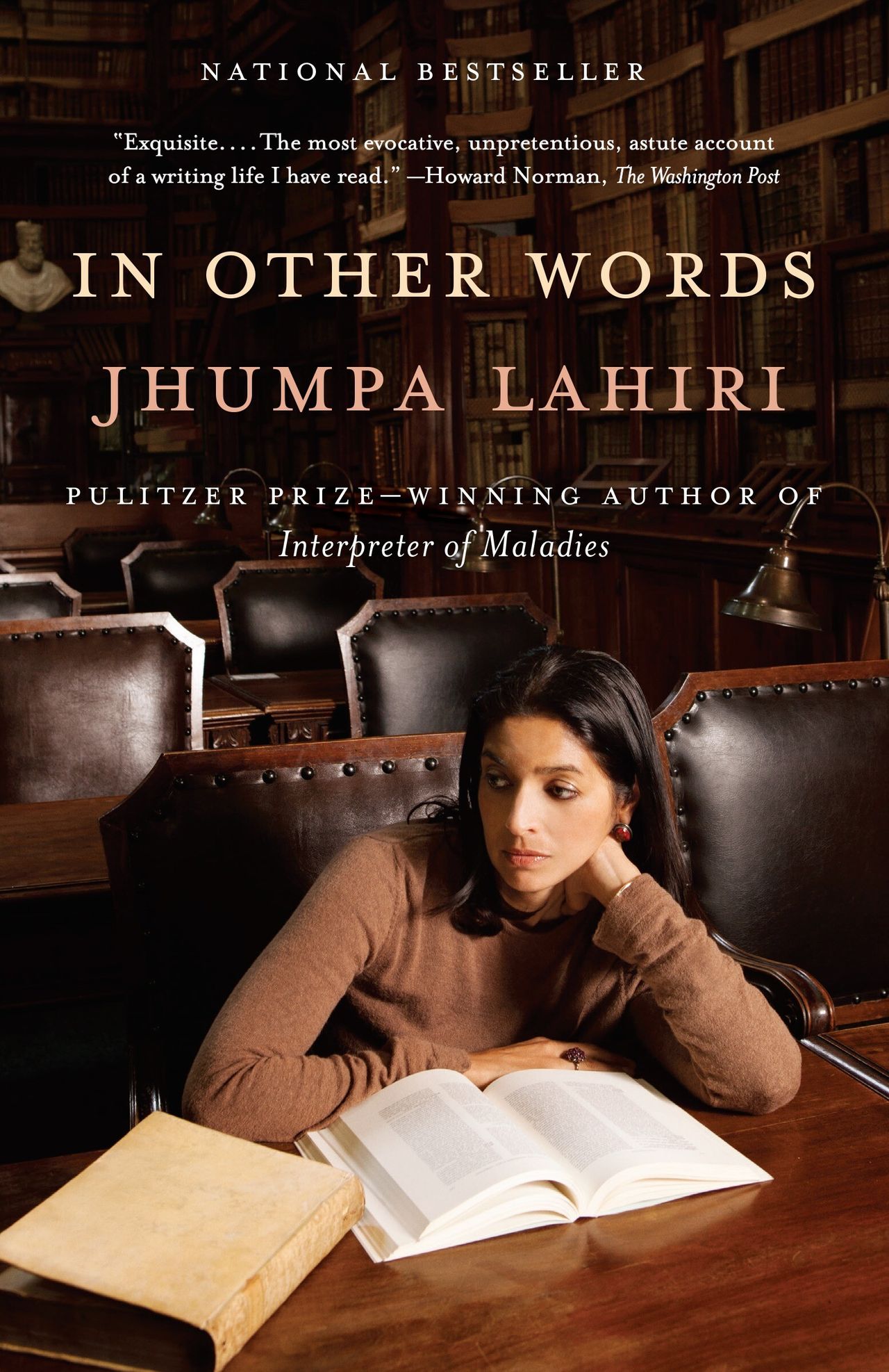Cover of In Other Words (2016) by Lahiri. (Courtesy Knopf)