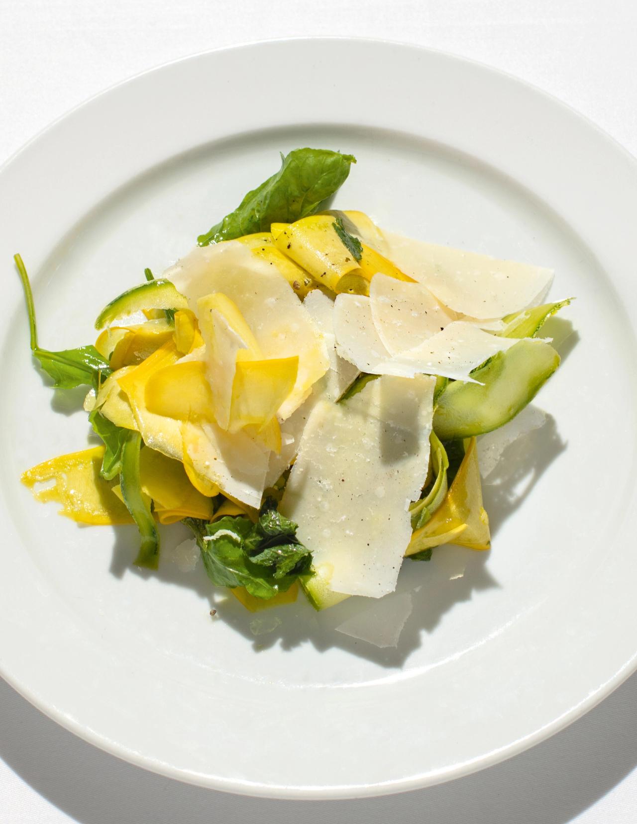 The River Cafe’s zucchini salad. (Courtesy Phaidon)