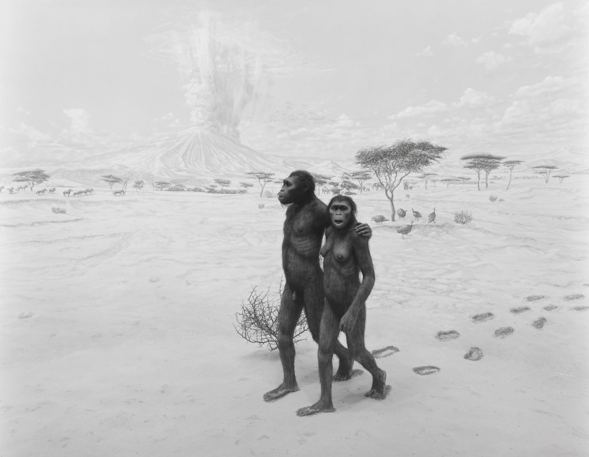 “Earliest Human Relatives” (1994) by Sugimoto. (Courtesy Hiroshi Sugimoto)