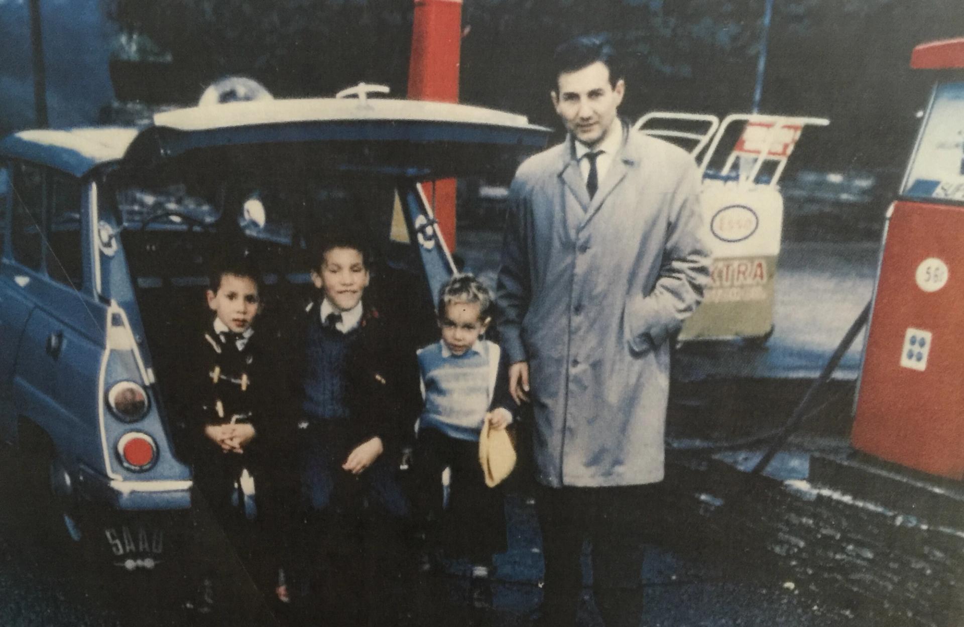 Gladwell (second from right) as a child with his father and brothers. (Courtesy Malcolm Gladwell)