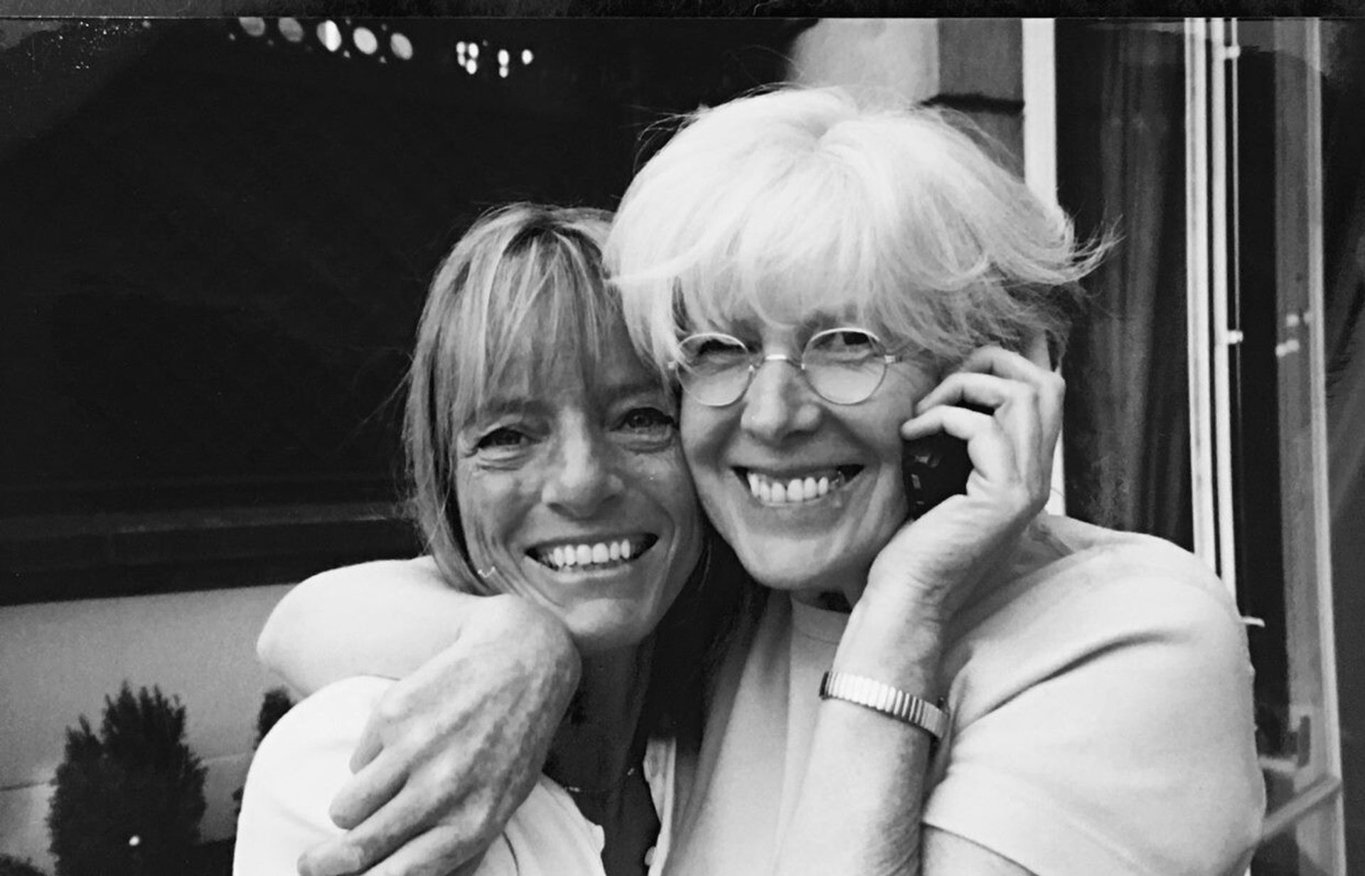 Rogers (left) with Rose Gray. (Courtesy Ruthie Rogers)