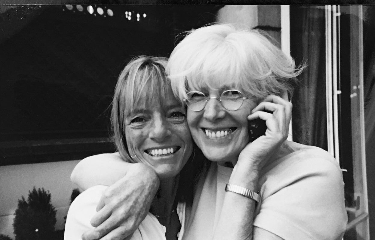 Rogers (left) with Rose Gray. (Courtesy Ruthie Rogers)