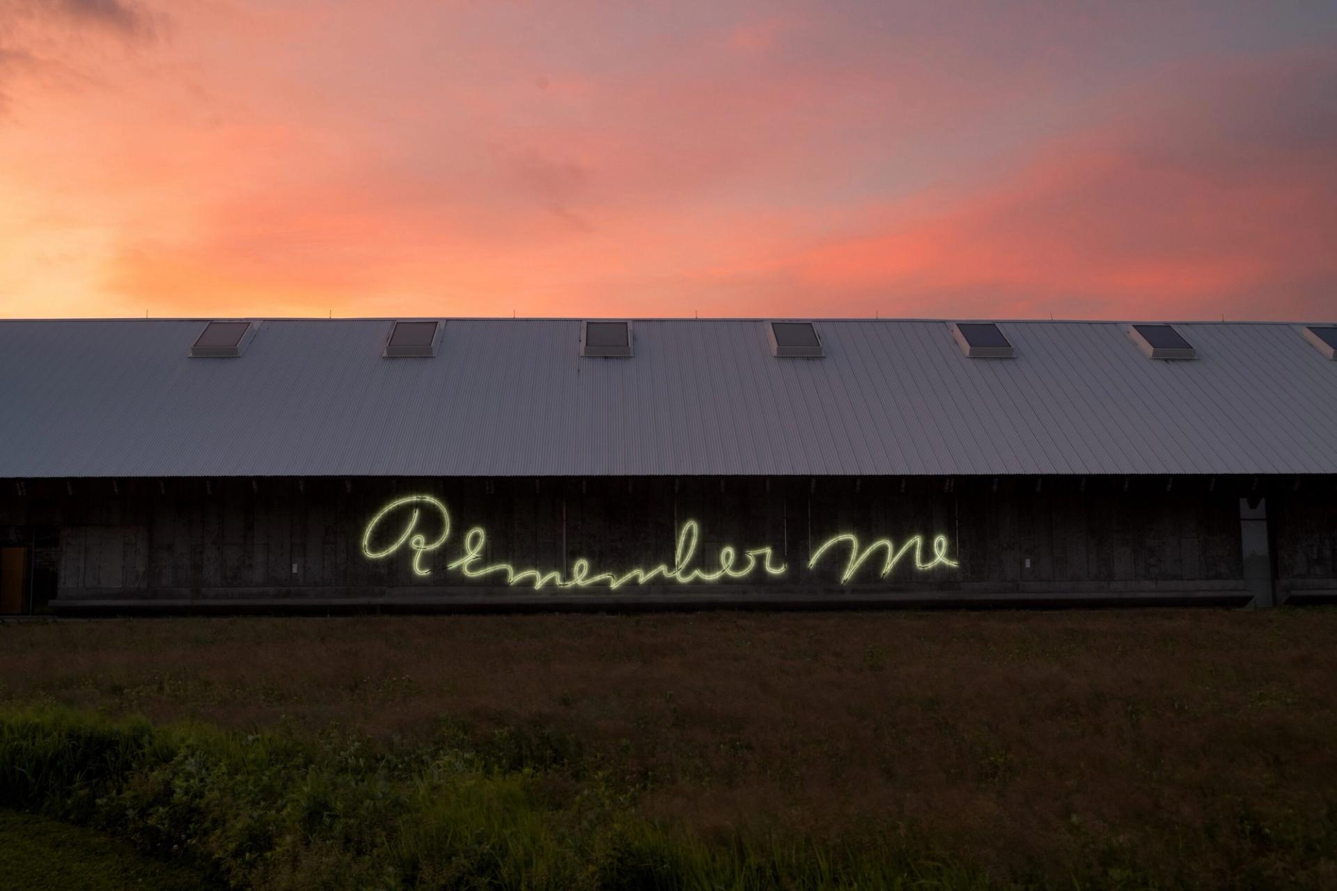 Installation view of “Remember Me” (2014) at the Parrish Art Museum in Water Mill, New York. (Courtesy the artist)