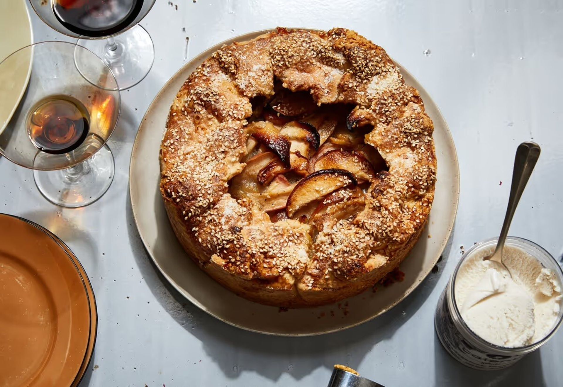 Roman's Deep-Dish Honey Apple Galette. (Courtesy Alison Roman)