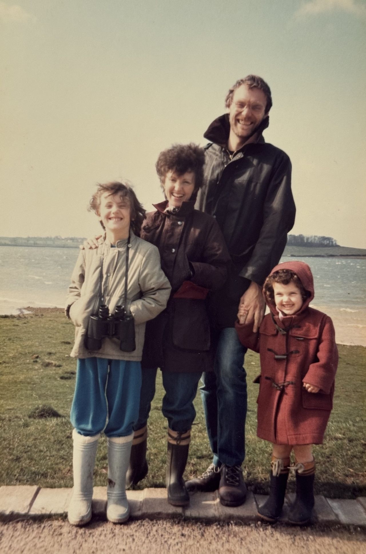 Toogood (right) as a child with her parents and sister. (Courtesy Faye Toogood)