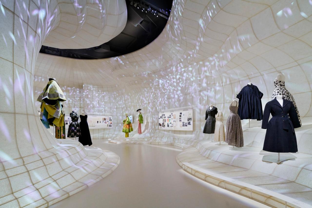 A view of the 2022 "Christian Dior: Designer of Dreams" exhibition at the Museum of Contemporary Art in Tokyo, Japan. (Photo: Daici Ano/Courtesy Dior)