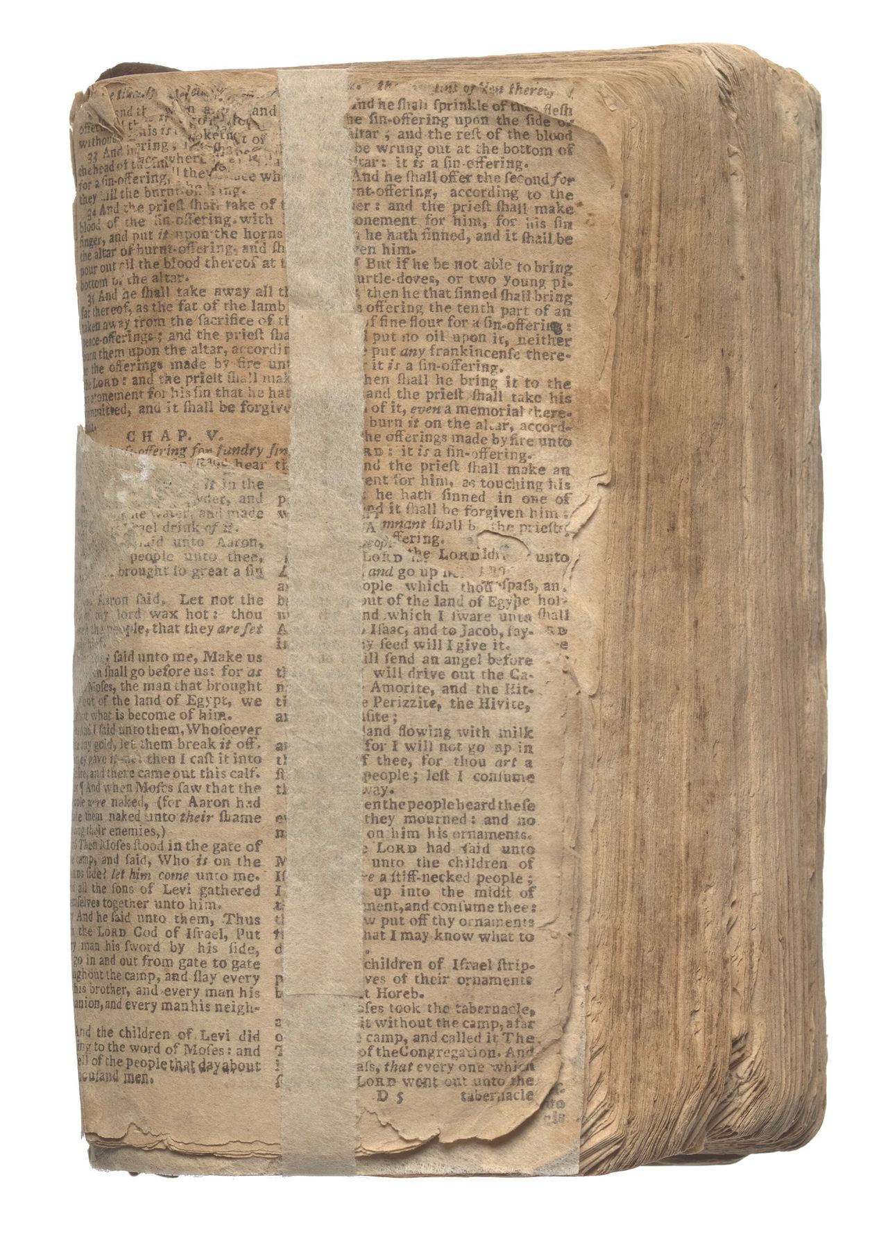 The Bible owned by Nat Turner in the 1830s. (Courtesy the Smithsonian National Museum of African American History and Culture)