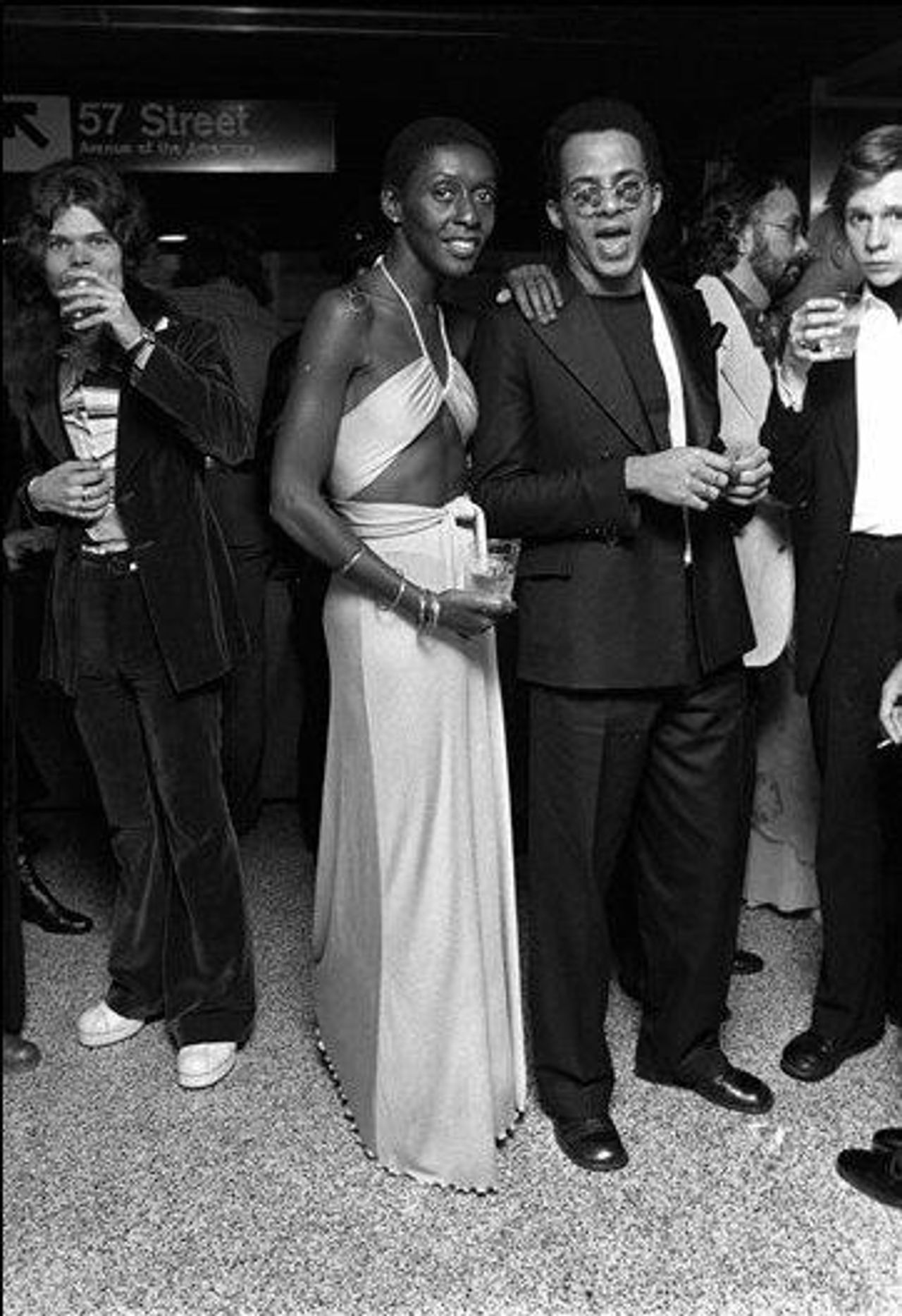 Hardison at the Tommy Hilfiger opening party in New York City in 1975. (Photo: WWD. Courtesy Bethann Hardison)