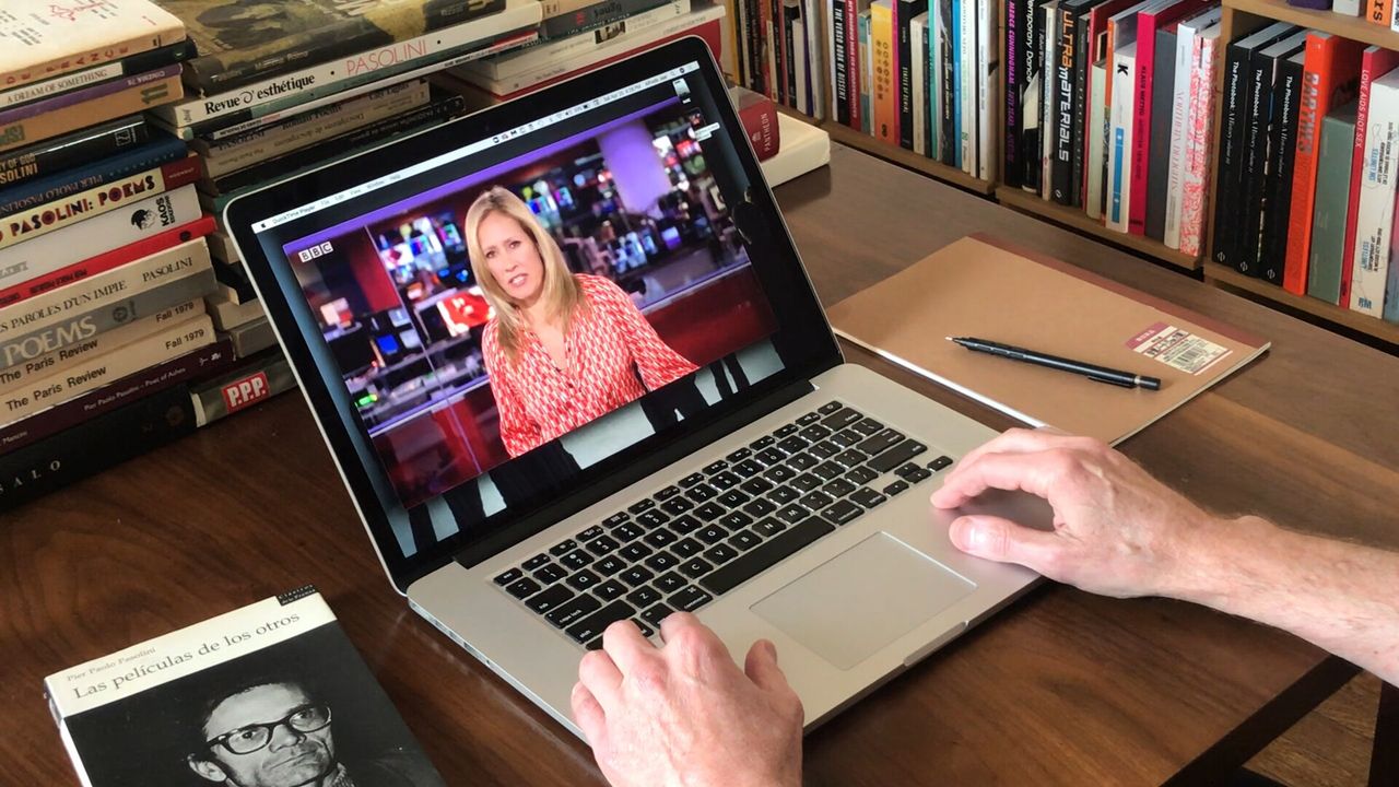 A still from Jaar’s film project “Between the Heavens and Me” (2020). (© Alfredo Jaar, Courtesy Galerie Lelong & Co. and the artist, New York)