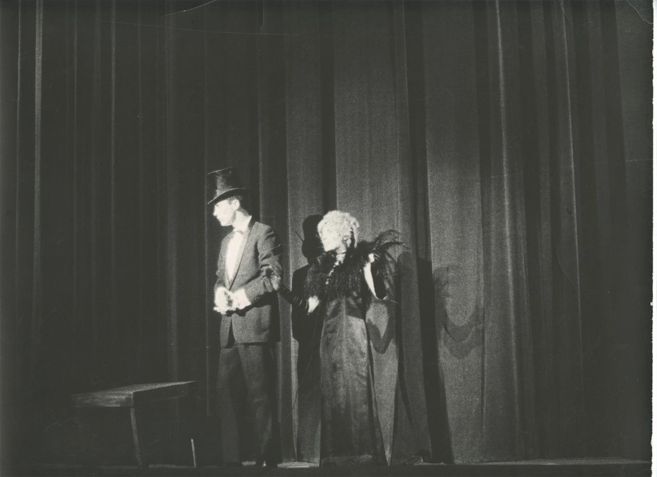 A 1969 performance of The King of Spain, directed by Wilson. (Courtesy RW Work)